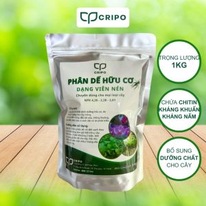 Sản phẩm phân dế hữu cơ túi 1kg