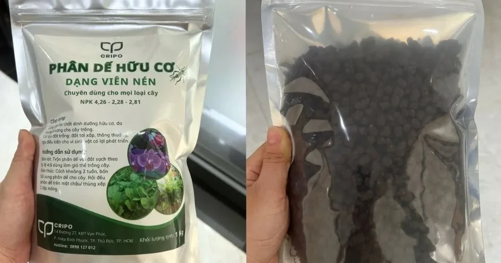 Cripo - Địa chỉ cung cấp phân dế hữu cơ uy tín