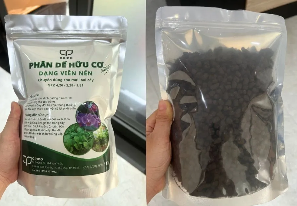 Cripo - Địa chỉ cung cấp phân dế hữu cơ uy tín